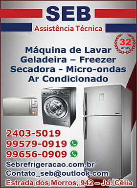 SEB Assistncia Tcnica de mquina de lavar, geladeira, freezer, secadora, micro-ondas e ar condicionado